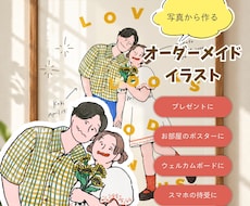 レトロポップでおしゃれな似顔絵を描きます イメージ1