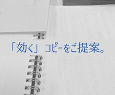 効くコピー、書きます イメージ1