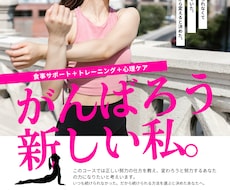 月額で食事と筋トレメニューを作成します イメージ1