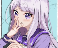 3,000円～透明感のあるアイコン描きます イメージ1