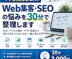 SEO・Web集客の悩みを一緒に整理します イメージ1