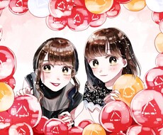 SNS用のアイコン描きます 夢絵、BLGLなんでも！可愛い絵柄で描きます