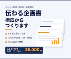 伝わる企画書・提案資料をパワポで作成します イメージ1