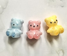 貴方だけのくまちゃんキーホルダー作ります 貴方だけのくまちゃん、推しくまちゃん作ってみませんか？