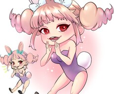 ふんわり可愛いSDデフォルテキャライラスト描きます イメージ1