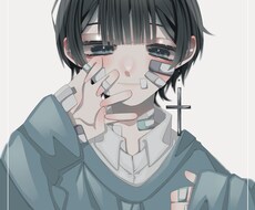 モノクロチックの少年少女描きます イメージ1
