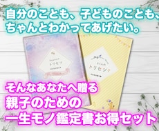トリセツ鑑定書2冊セットをお届けします イメージ1
