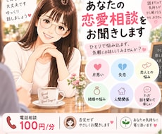 20代女性が恋愛のお悩みをお聞きします イメージ1
