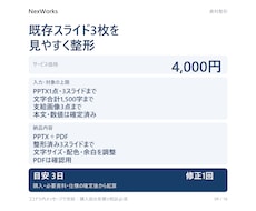 既存スライド3枚を見やすく整えます イメージ1