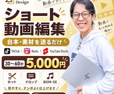 ショート動画を見やすくテンポよく編集します イメージ1