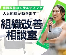 組織が機能する本質改善をします 人と組織のズレを整理し改善支援