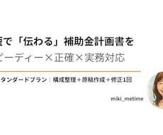 補助金・経営計画書をスピーディーに作成支援します 伝わる計画書を正確に・やさしく・実務対応で