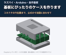 基板・電子工作のケースを3Dプリント用に設計します イメージ1
