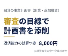 創業・追加融資の事業計画書を審査目線で添削します 融資審査と回収を経験｜返済できるかを数字で試算