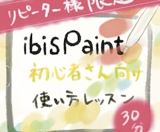 リピーター様限定】アイビスの使い方レッスンします ほんの少し聞きたい！受講後の疑問を短時間でやさしく解決