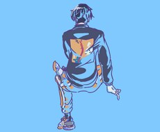 服を着た人物画描きます イメージ1