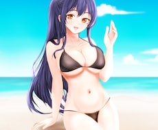 可愛い女の子描きます イメージ1