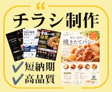 短納期対応で高品質チラシ制作します イメージ1