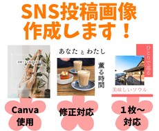 SNS投稿画像を作成いたします イメージ1
