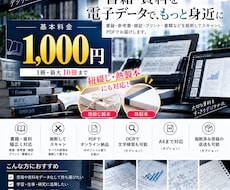 裁断・PDF化（自炊）から再製本まで承ります イメージ1