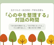 生きづらさ・自己否定・不安な恋愛。一緒に整理します イメージ1