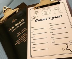 結婚式ペーパーアイテム  デザイン作り代行します イメージ1