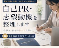 自己PR・志望動機を整理します AIではわからない新卒広告代理店・現役総合商社目線からの添削
