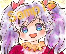 SNS向けアイコンイラスト作成します かわいい・キレイ系の男女や、デフォルメが得意です！