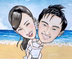 お写真から似顔絵をお描きいたします SNSアイコン、名刺、プレゼント、ウェルカムボード等に是非！