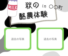 チラシ全般デザインいたします イメージ1