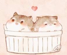 ペットや動物のイラストを制作します イメージ1