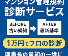 マンション管理規約の改善点と修正方針をまとめます イメージ1