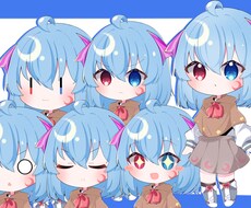 動画などに使えるSD立ち絵などを描きます イメージ1
