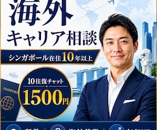 最安値で海外就職相談受けます イメージ1