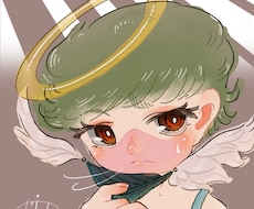アナログチックなゆるかわな似顔絵を描きます 鉛筆、パステル画のようなテイストのゆるいイラストです