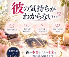 好きだけど別れる？彼の本音を鑑定します イメージ1