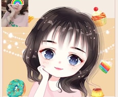ねんどろ風SNSアイコン、似顔絵、イラスト描きます イメージ1