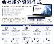 海外営業経験10年以上｜会社紹介資料作成します 営業目線で伝わる会社紹介資料をPowerPointで作成