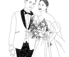 シンプルなウェルカムボードお描きします イメージ1