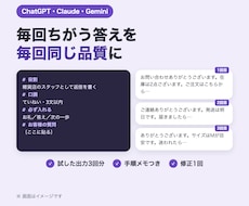 業務で使えるAIプロンプトを作成します イメージ1