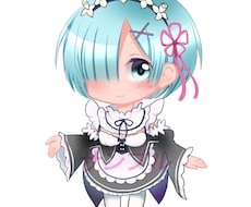 ミニキャラ全身イラスト承ります SNS用アイコンやサイトイラストなど