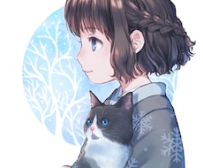snsや各場面で使えるアイコンを作成します ■ほんわか可愛いイラストアイコン■