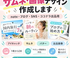 ブログやSNS用画像を作成します イメージ1