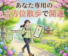 あなた専用 吉方位散歩プラン教えます イメージ1