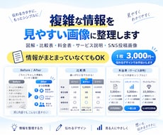 複雑な情報を見やすい画像に整理します イメージ1