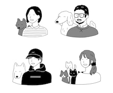 にっこり似顔絵描きます イメージ1