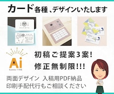 ショップカード/ポイントカードデータ両面作成します 初稿3案・修正無制限！入稿代行・Canva納品オプション対応