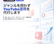 企業・事業者向けYouTube運用を代行します 企画・台本・サムネ・YouTube運用を一気通貫で支援