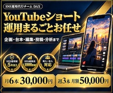 Youtubeショート運用代行します イメージ1