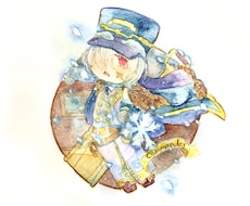 水彩で可愛いアイコン描きます イメージ1